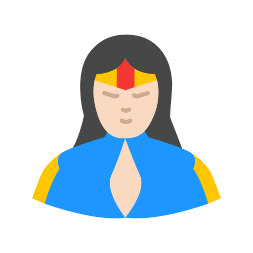 Hero, super girl, woman, wonder woman icon